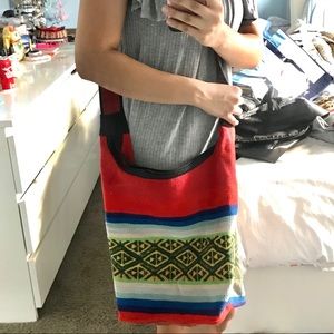 SOLD NEW Tribal Crossbody Tote from Peru